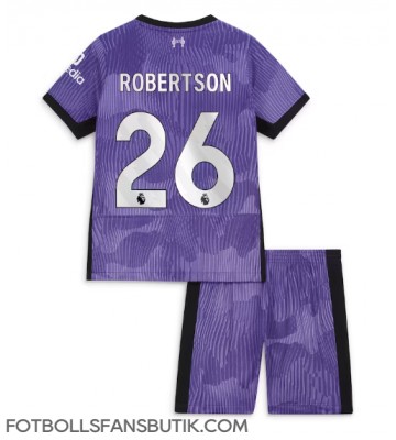 Liverpool Andrew Robertson #26 Replika Tredje Tröja Barn 2023-24 Kortärmad (+ Korta byxor)